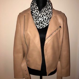 Faux Leather Moro Jacket